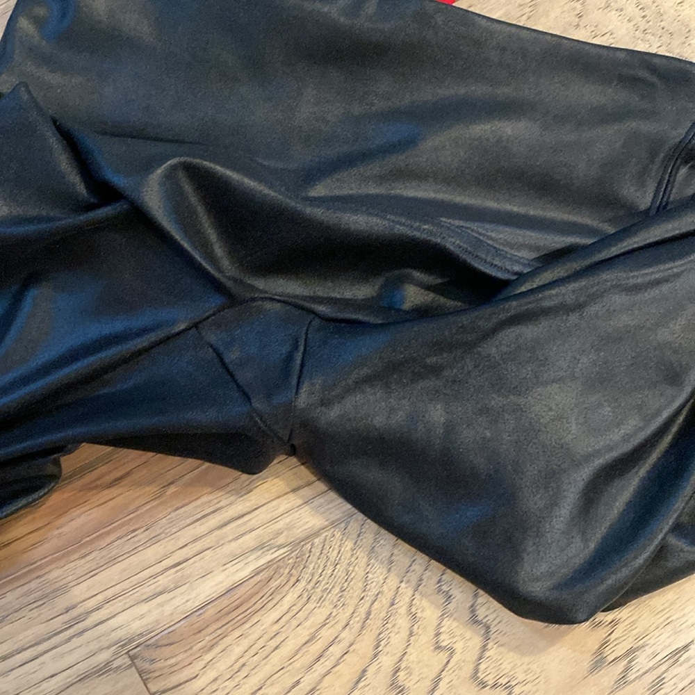 Spanx Faux Leather Moto Leggings - Picture 6 of 6